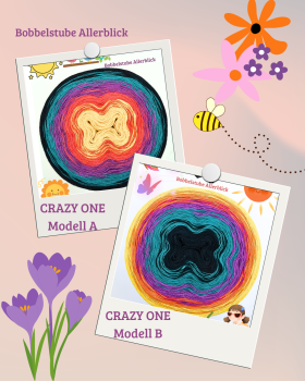 Bobbel des Monats April 2026 " CRAZY ONE " 5 Farben